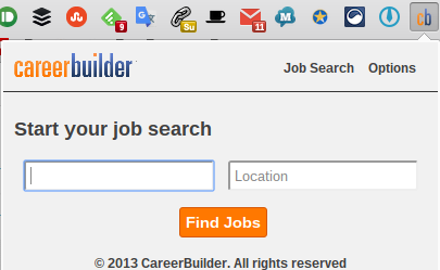 Career Builder Chrome Extension