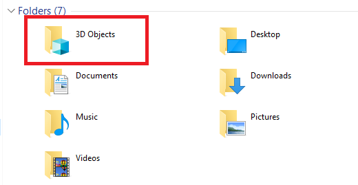 3D-объекты в Windows 10: что это такое и как его удалить regedit 3d folder thispc
