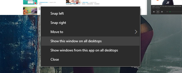 Windows 10 Task View Юбилей