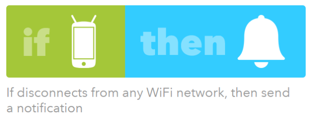 IFTTT-WiFi-уведомление