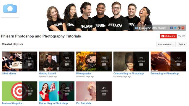 Phlearn Учебники по фотошопу и фотографии