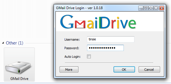 Gmail диск Windows 7