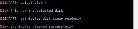 Как исправить ошибки защиты от записи на USB-накопителе DiskPart Select Disk