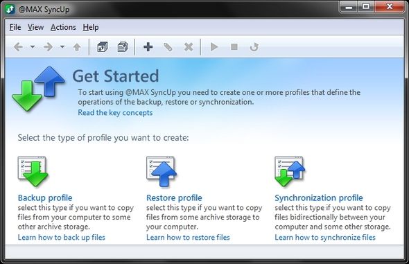 Автоматическое резервное копирование, синхронизация и восстановление ваших файлов Windows с @MAX SyncUp [Награды] Начало работы