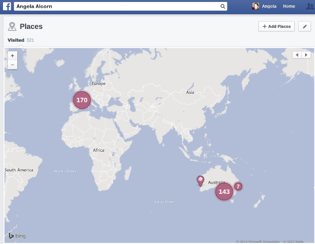 Facebook-Map