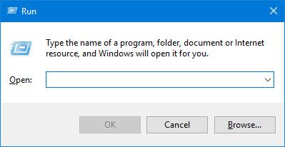 Скриншот запуска командной строки Windows 10