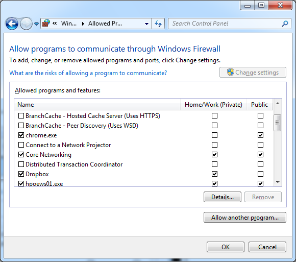 Обзор брандмауэра Windows 7
