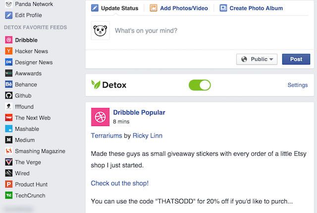 Лучшая Facebook-Extensions-Detox