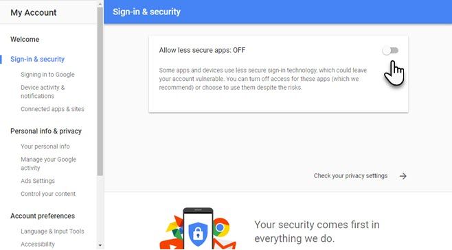 Что делать, когда Google запрещает вход в сторонние приложения Безопасность Google Apps