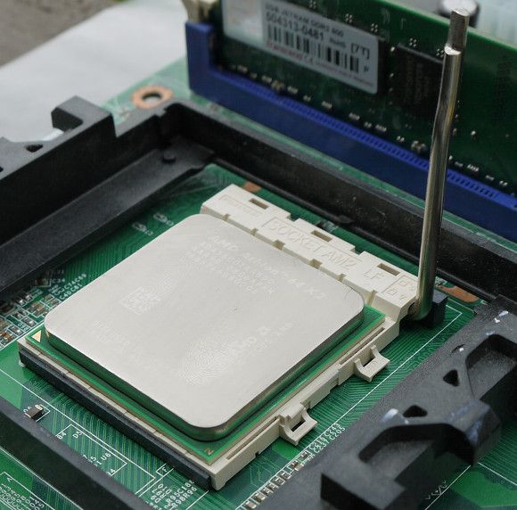 как установить чип процессора