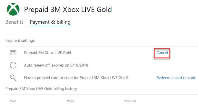 Как отменить подписку Xbox Live Отмена Xbox Live