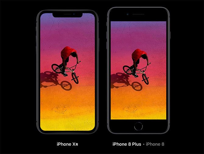 iPhone Xr против iPhone 8 Plus