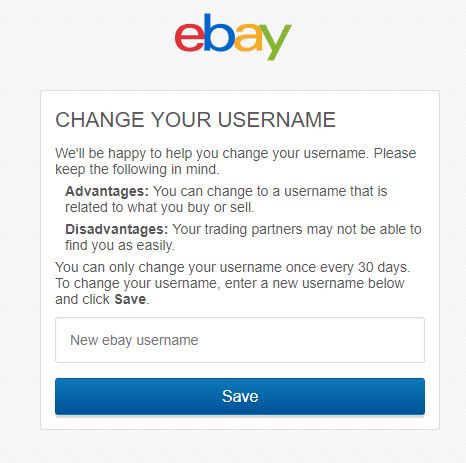 eBay-Change-Имя пользователя