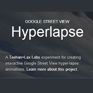 Создавайте потрясающие визуальные эффекты с Hyperlapse Фотография и Google Street View [Обновления] Hyperlapse Intro