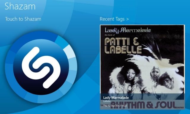 6 Удивительных приложений для Windows 8 для просмотра видео и музыки, современный стиль Windows 8 Modern UI Лучшие музыкальные приложения Shazam