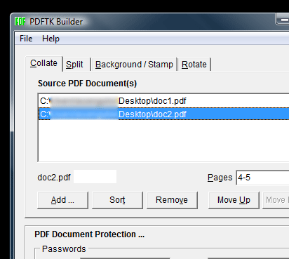 Объединить PDF-файлы