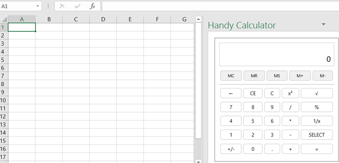 Excel надстройка удобный калькулятор