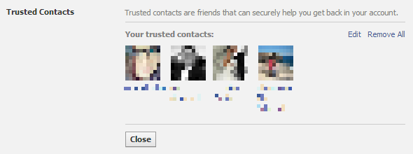 Facebook доверенный инструмент друзей