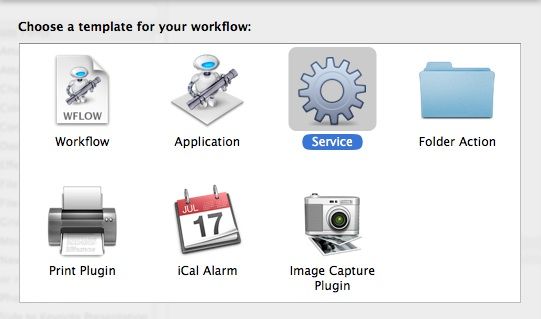Как стать более продуктивным на Mac с помощью сервисов 03a Automator Create Service