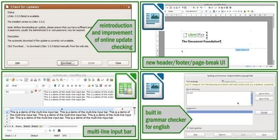 Выпущена новая версия LibreOffice 3.5 с новым инструментом проверки грамматики [News] libreoffice1