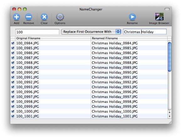 Пакетное переименование ваших файлов легко - Mac Style (только для Mac) 01 главное окно
