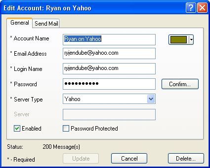 Проверяйте все электронные письма и получайте оповещения по электронной почте с помощью POP Peeper (Windows) Yahoo!