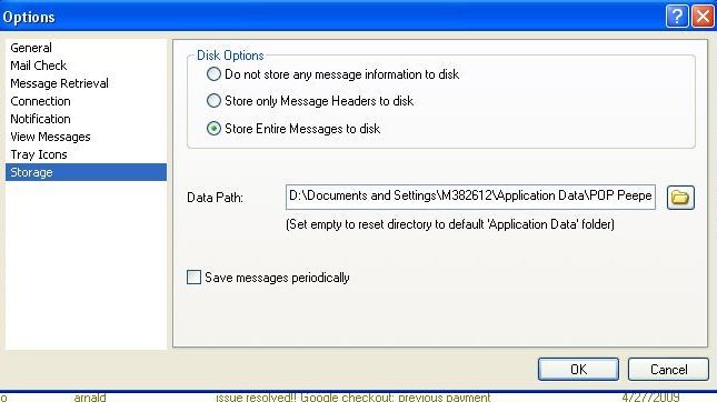 Проверяйте все электронные письма и получайте оповещения по электронной почте с помощью хранилища POP Peeper (Windows)