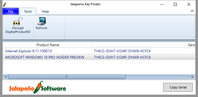 3 способа восстановить серийные номера в Windows Jalapeno 670x330
