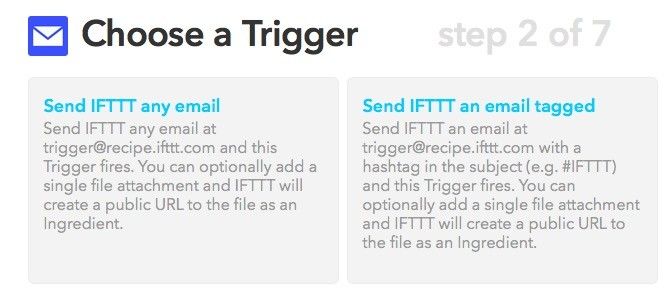 Отправить IFTTT Email