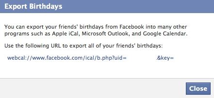 дни рождения в фейсбуке