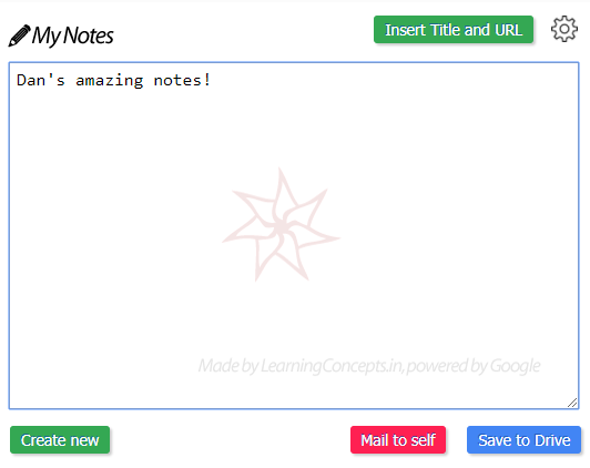 Как писать заметки на Google Drive во время просмотра веб-приложения «Мои заметки»