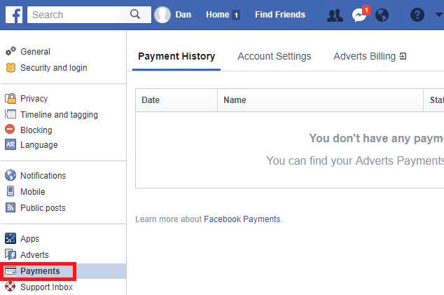Как запросить возврат на Facebook Facebook оплаты