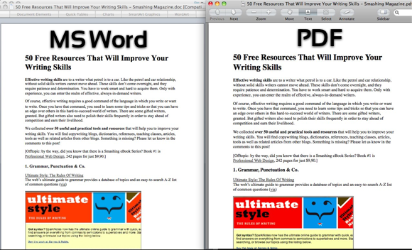 Без труда конвертируйте любые PDF в документы Word [MakeUseOf Giveaway] Сравнение Word и PDF thumb
