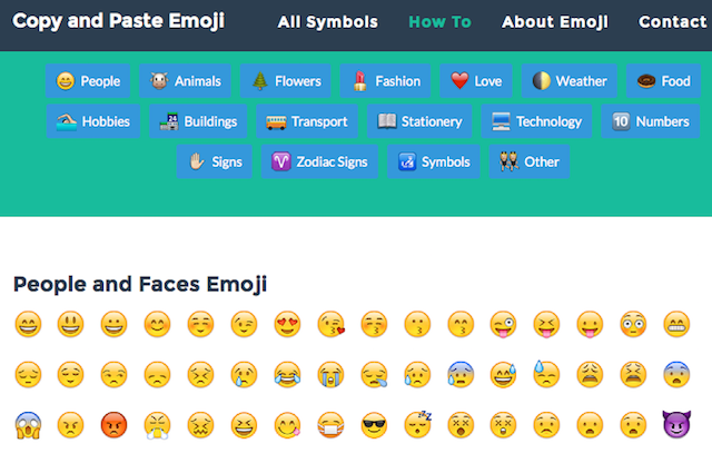 Emojis-Text-Грани-эмотиконы-Copy-и-Paste-Emoji.