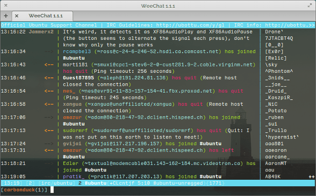Linux-IRC-клиенты-WeeChat