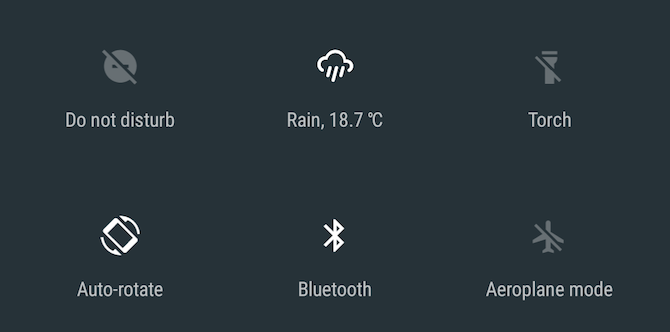 Приложение Nougat Weather для Android