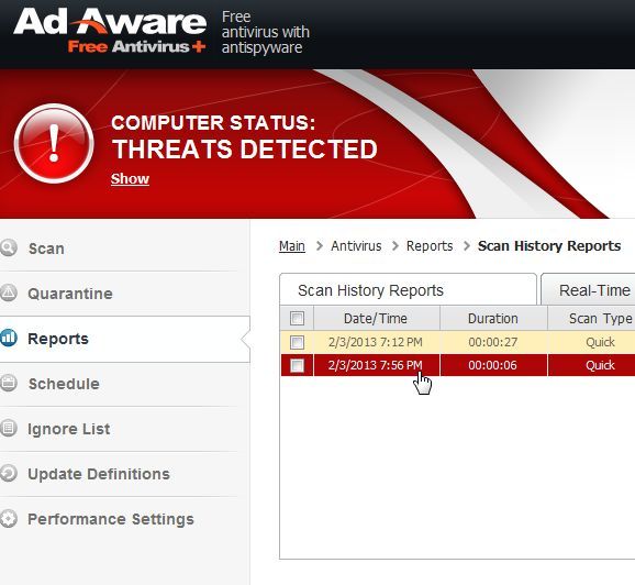 Держите свой компьютер в чистоте от рекламы и вирусов с помощью Lavasoft Ad-Aware + Free [Windows] adaware10