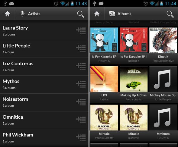 музыкальные приложения для Android