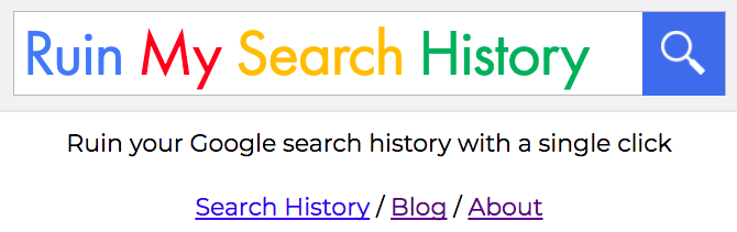 поиск в Google испортил мою историю поиска