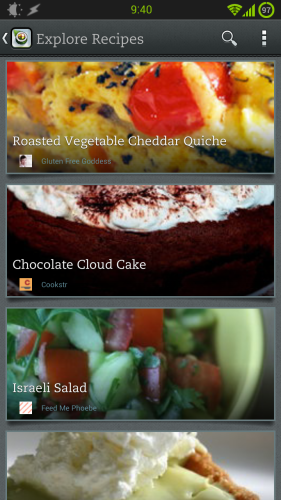 Evernote Food Android
