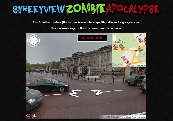 игра Google Street View