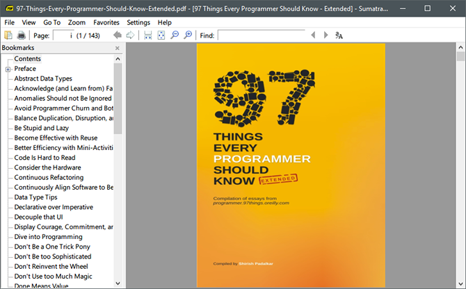 4 очень легких альтернативы Adobe Reader облегченная программа для чтения PDF sumatra