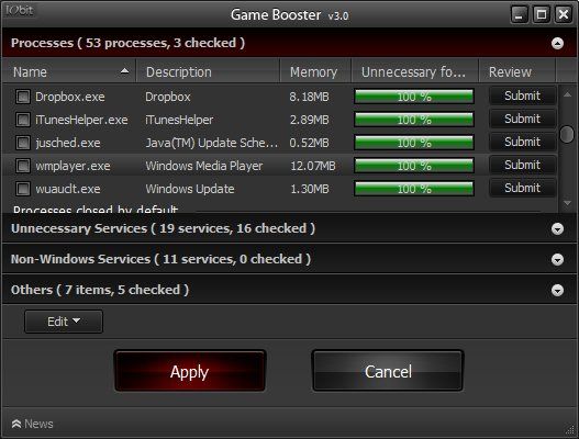 Game Booster 3 добавляет функцию диагностики, хорошо играет со Steam [Новости] gamebooster3