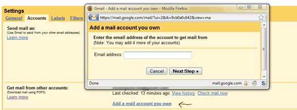 Как получить доступ к сообщениям электронной почты Hotmail из вашей учетной записи Gmail gmailpopsettings