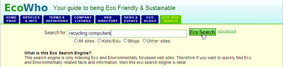 10 поисковых систем, чтобы помочь окружающей среде ecowho