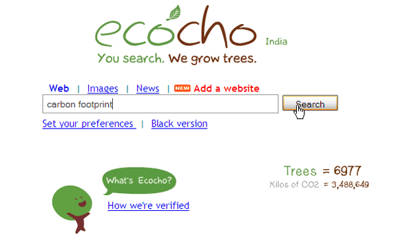 10 поисковых систем, чтобы помочь окружающей среде ecocho