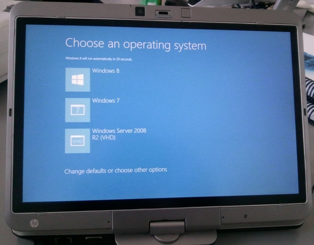 Windows Dual Boot Выберите ОС