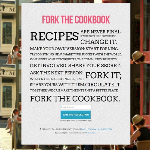 Начать готовить: Вдохновение с открытым исходным кодом приходит в кулинарию и рецепты вместе с Fork The Cookbook ForkTheCookbook06