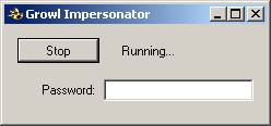 Настройка уведомлений Growl между различными компьютерами и устройствами 05a Growl Impersonator