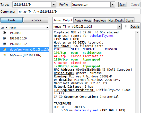 Nmap - программное обеспечение для проверки безопасности Wi-Fi для проверки домашней сети [Windows] nmap7